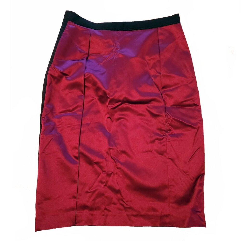 Dolce & Gabbana Two Tone Satin Skirt Euro Size 38